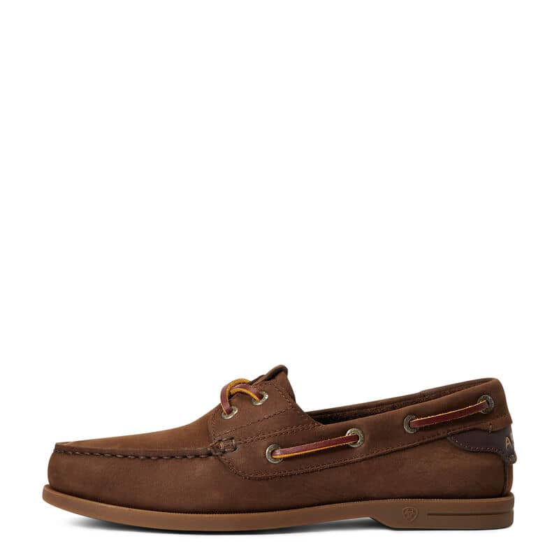 Ariat Antigua Boat Shoe. Chocolate Brown | CJ Puddy Saddlery